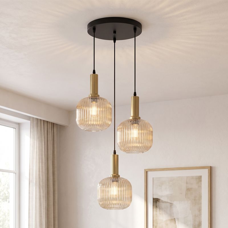 Suspension ambre design, Charlois Suspension ambre design, Charlois