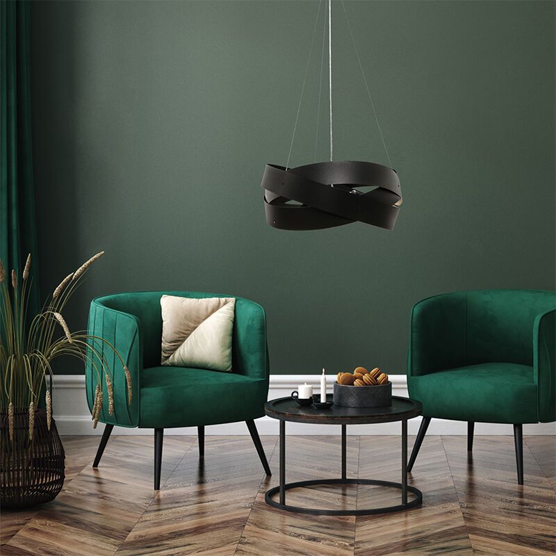 Suspension noire moderne, Tanno Suspension noire moderne, Tanno