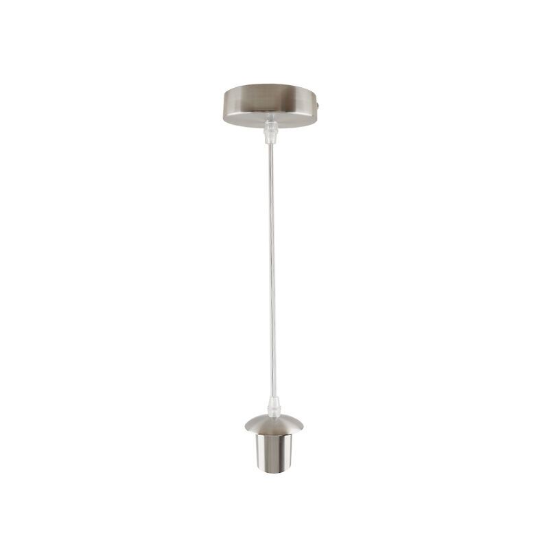 Suspension sans abat-jour chromée moderne, Rika Suspension sans abat-jour chromée moderne, Rika