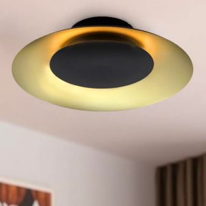 Lampe plafond dorée moderne, Denyse, 15W, 3000K LED