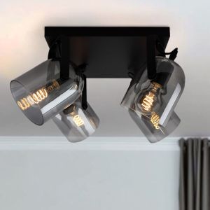 Spot plafond gris design, Clyde