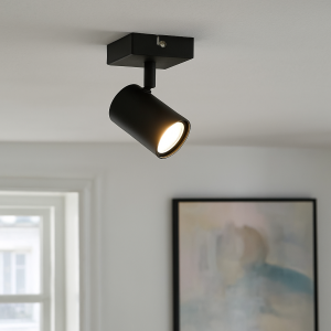 Spot plafond noir moderne, Elena