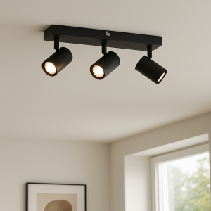 Spot plafond noir moderne, Elena