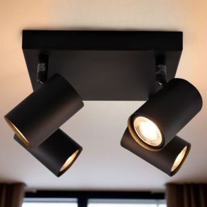Spot plafond noir moderne, Elena