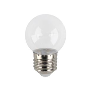 Ampoule LED transparente blanc chaud - 1 Watt
