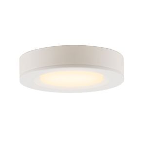 Lampe ronde sous placard de cuisine, blanc