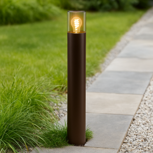 Luminaire extérieur couleur rouille moderne, Sanel, IP44