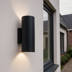 Luminaire extérieur noire moderne, Pedro, IP44