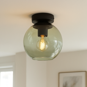 Plafonnier vert design, Giada