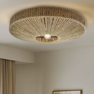 Plafonnier marron rustique, Sanny