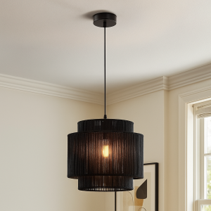 Suspension noire rustique, Sanny