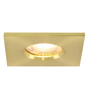 Spot encastré salle de bain laiton moderne, Jule, IP65