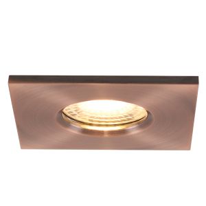 Spot encastré salle de bain cuivre moderne, Jule, IP65