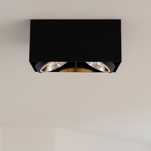 Spot en saillie noir moderne, Mario
