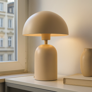 Lampe de table rose moderne, Isha, avec interrupteur