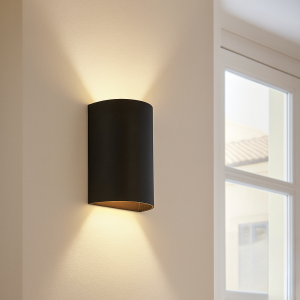 Applique murale noire moderne, Perry