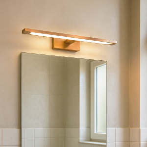 Applique salle de bain cuivre moderne, Steffy, 6W, 2700K LED, IP44