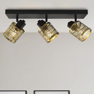 Spot plafond laiton en métal, Marli