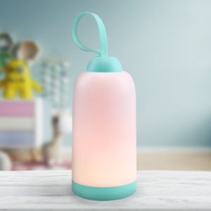 Veilleuse pour enfants bleue en plastique, Esper, 3W, 3000K LED, gradable en 3 étapes