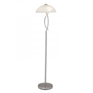 Lampadaire chromé en verre, Ishara, avec interrupteur