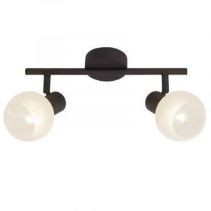 Spot plafond marron en verre, Bertus