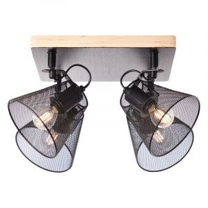 Spot plafond en bois noir, Havin