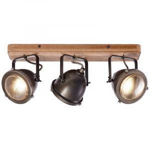Plafonnier en bois marron, Elena