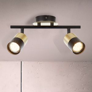 Plafonnier laiton moderne, Cato