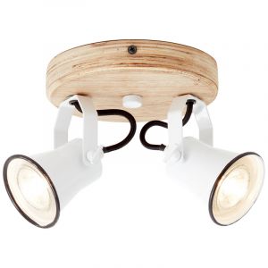 Spot plafond en bois marron, Carolyn