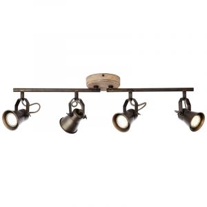Spot plafond en bois marron, Carolyn