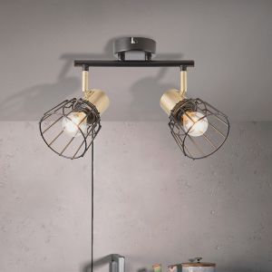 Spot plafond laiton rétro, Luitzen