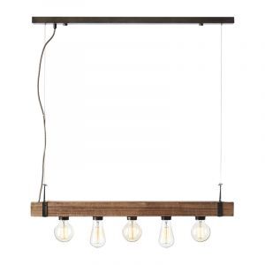 Suspension en bois noire, Asli