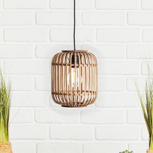 Suspension en bois marronne, Brain