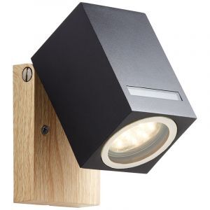 Luminaire extérieur noire moderne, Charis, IP44