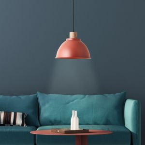 Suspension rouge rustique, Thalina