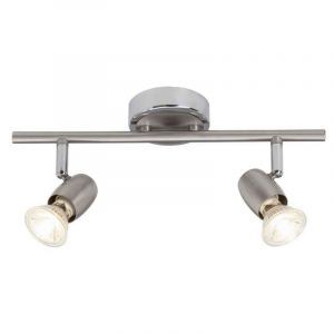 Spot plafond chromé en métal, Wietse, 7W, 3000K LED