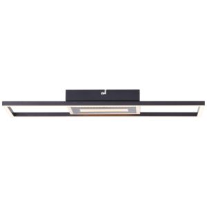 Plafonnier noir design, Wahiba, 24W, 3000K LED