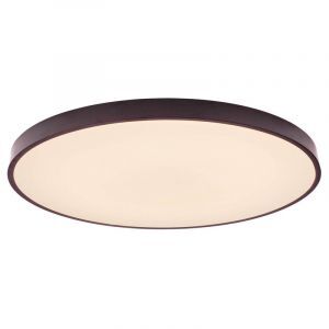 Plafonnier noir industriel, Lena, 80W, blanc chaud à froid réglable LED, avec télécommande