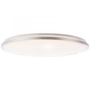 Lampe plafond blanche moderne, Haron, 60W, couleur réglable LED, avec télécommande