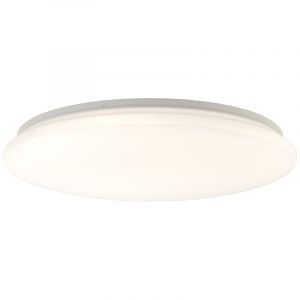 Lampe plafond blanche en plastique, Julie, 36W, couleur réglable LED, avec télécommande