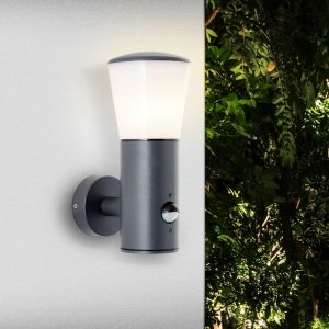Applique extérieur avec détecteur de mouvement anthracite moderne, Rawi, IP44