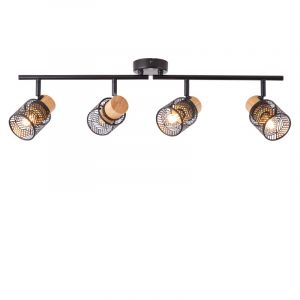 Spot plafond en bois noir, Sherona