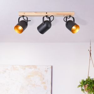 Spot plafond en bois doré, Veroniek
