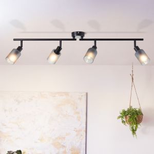 Spot plafond noir en verre, Fanny
