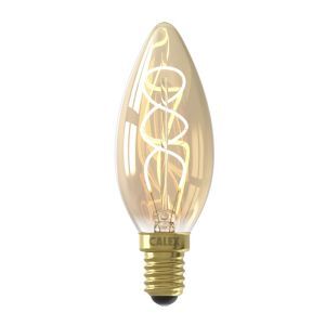 Calex ampoule LED bougie E14 gradable ambre, 2,5W, 2100K