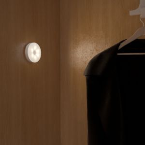 Spot adhésif blanc rechargeable Meint, 0,85W, 2700K
