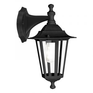 Luminaire extérieur noir en aluminium, Alieke, IP44