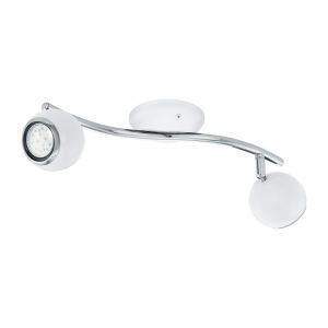 Spot plafond chromé en acier, Anissa