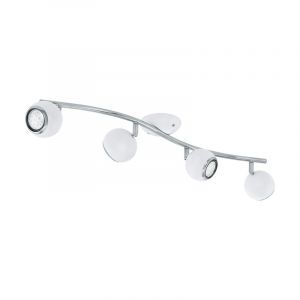 Spot plafond chromé en acier, Anissa