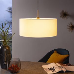 Suspension blanche en tissu, Abano